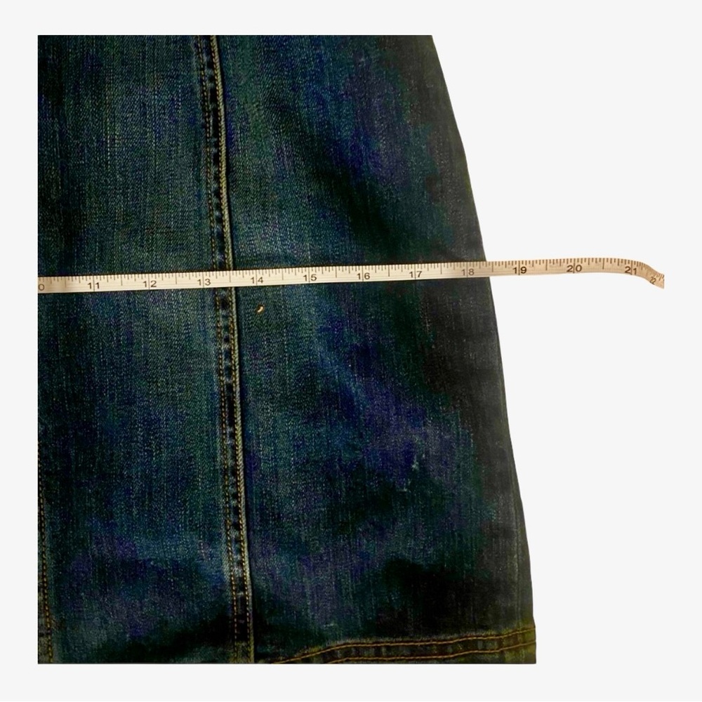 Ramy Brook Dark Blue Denim Zip-Front Mini Dress - Picture 4 of 7